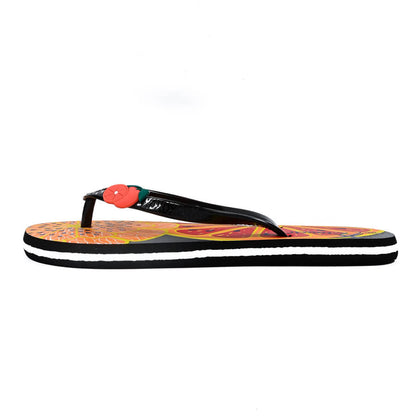 Black Watermelon Slim Women Flip Flop