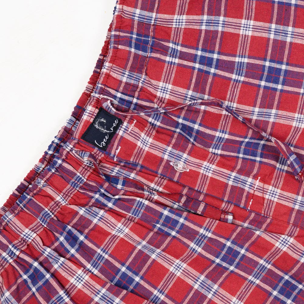 Red & Blue Check Cotton Pajama