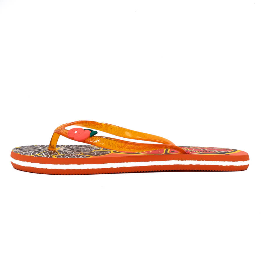 Orange Watermelon Slim Women Flip Flop