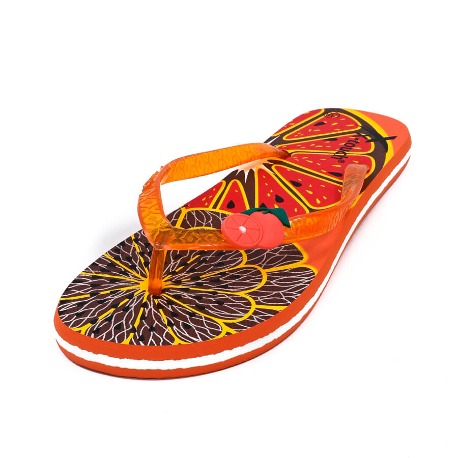 Orange Watermelon Slim Women Flip Flop