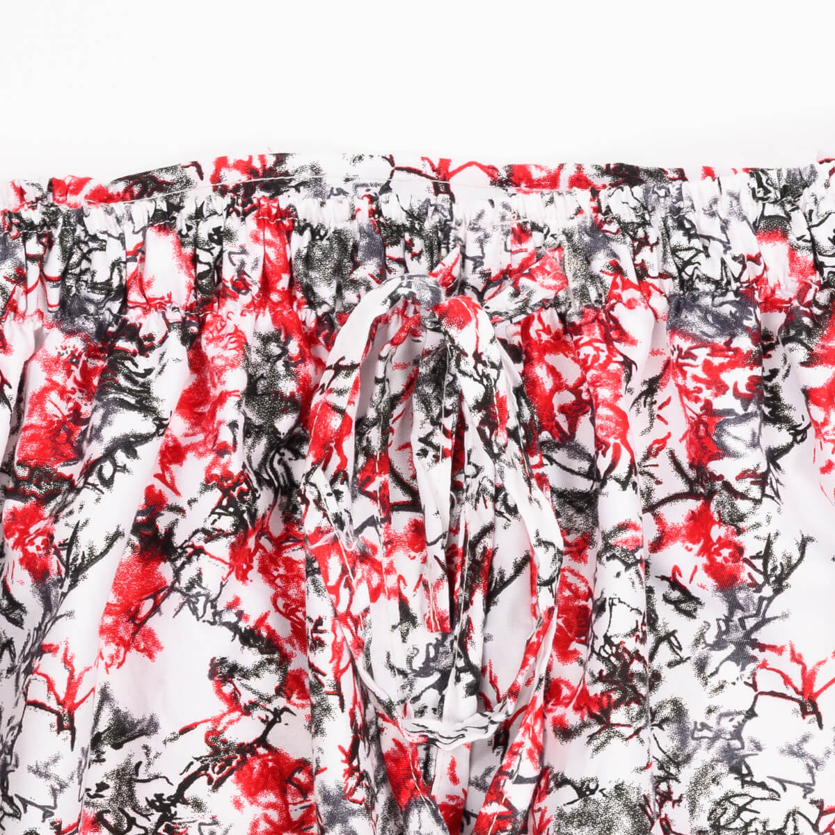 Red & White Printed Women Pajama